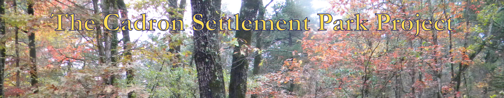 Cadron Settlement Park Project sign